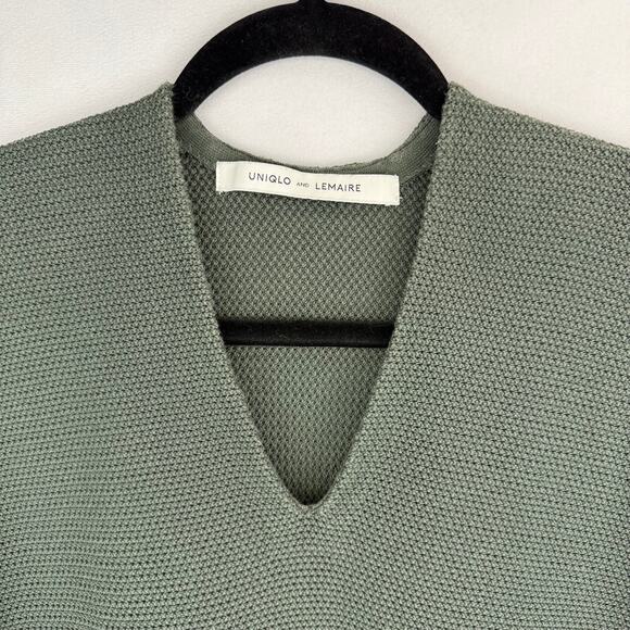 Uniqlo & Lemaire Supima Cotton V Neck Tunic Size M - Picture 2 of 9